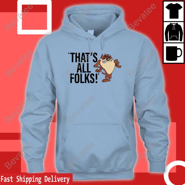 Taz That's All Folks Sweatshirt