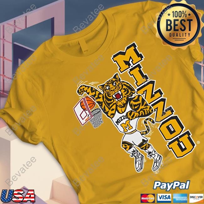Dennis Gates Mizzou Missouri Dunking Tiger Hoodied Sweatshirt 19Nine